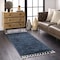 Nuloom Neva Modern Tasseled Shag Area Rug 2ft 6in x 12ft KKBL01C-26012 - alternate 1